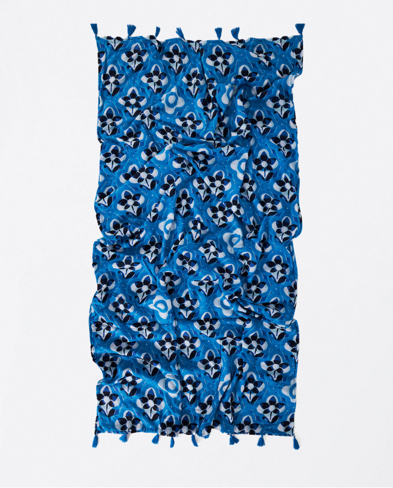 Printed beach towel Azzurro