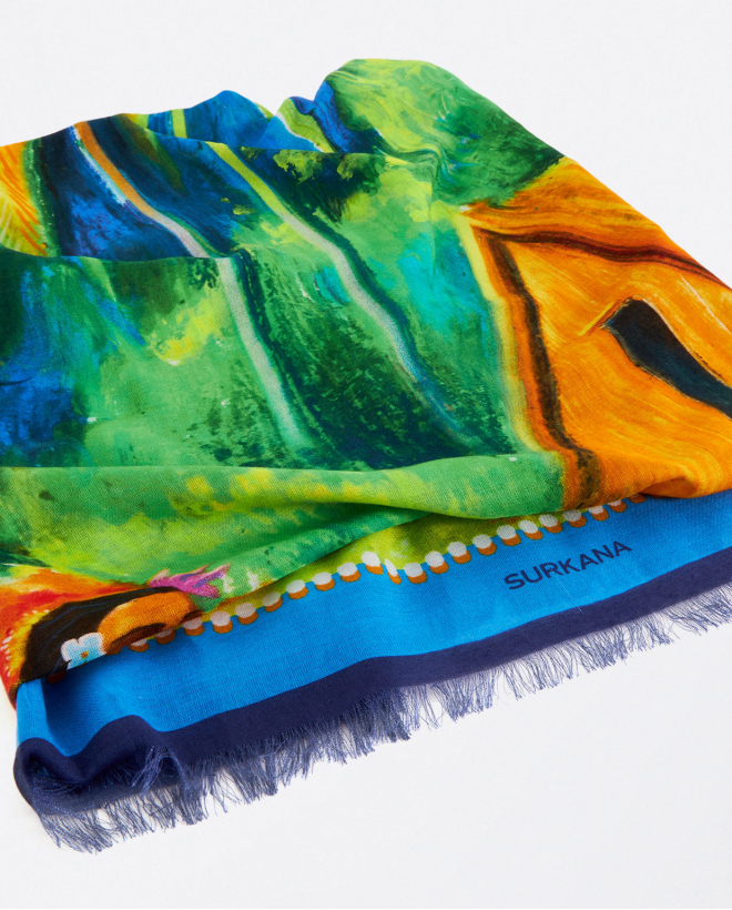 Foulard sarong stampata Multi