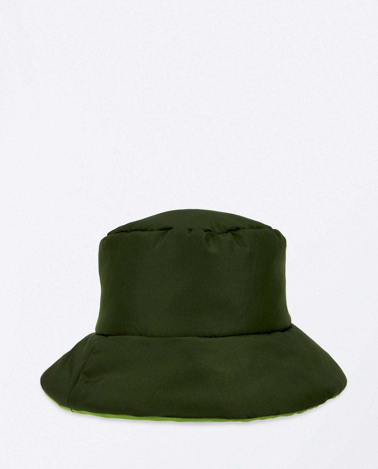 Quilted bucket hat Green