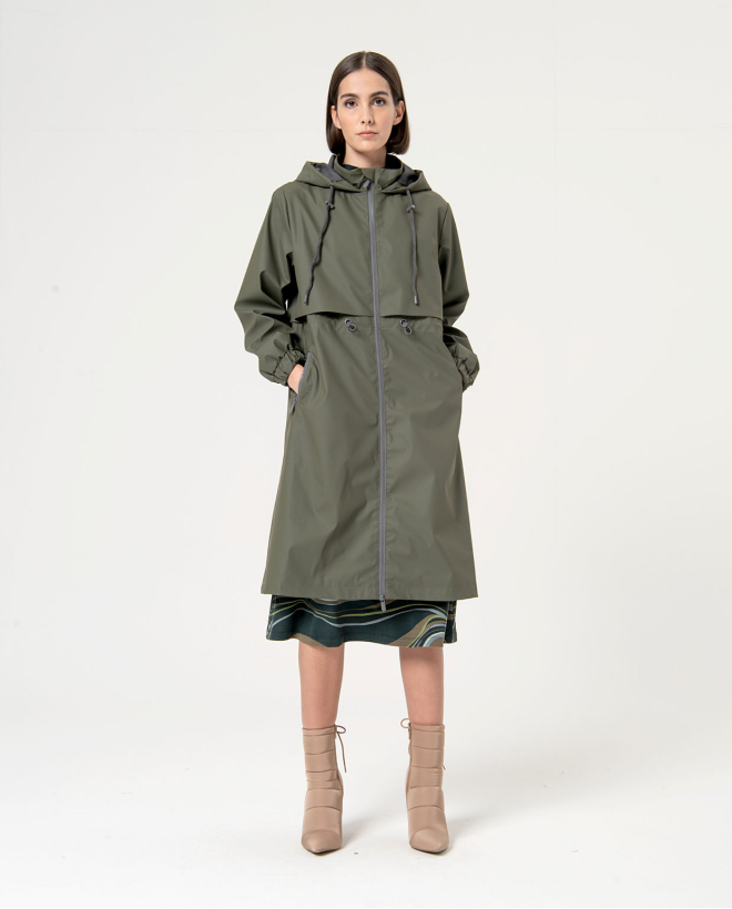 Waterproof parka with...