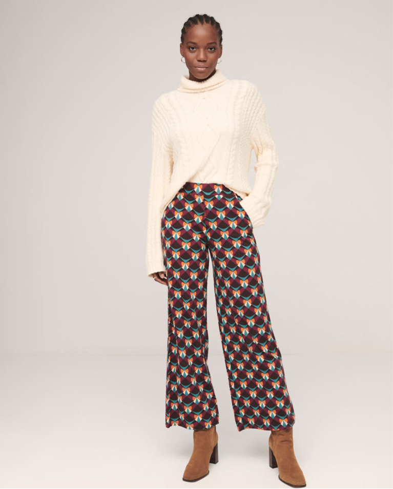 Trousers wide & flowy Multi