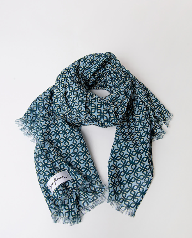 Foulard in cotone stampato...