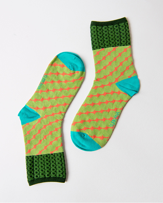 Medium jacquard sock Acid...