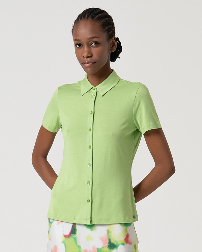 Camicia basic bamboo tinta...