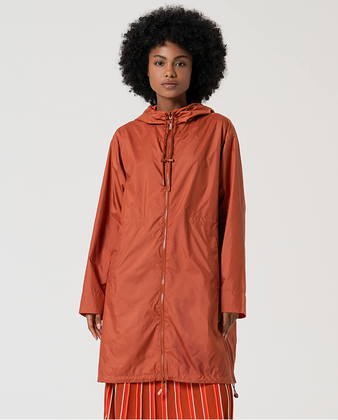 Reversible waterproof parka jacket Tile