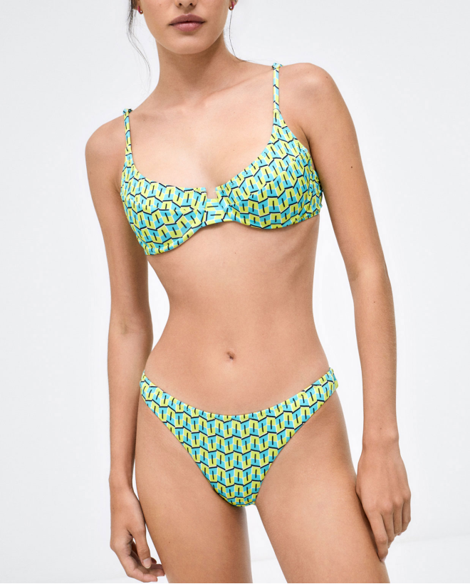 Classic bikini bottom Acid green
