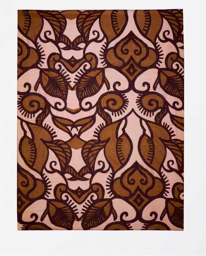 Sciarpa sarong stampata Kaki