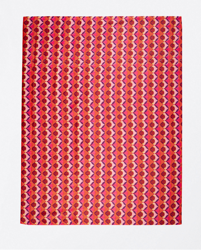 Sciarpa sarong stampata Fucsia