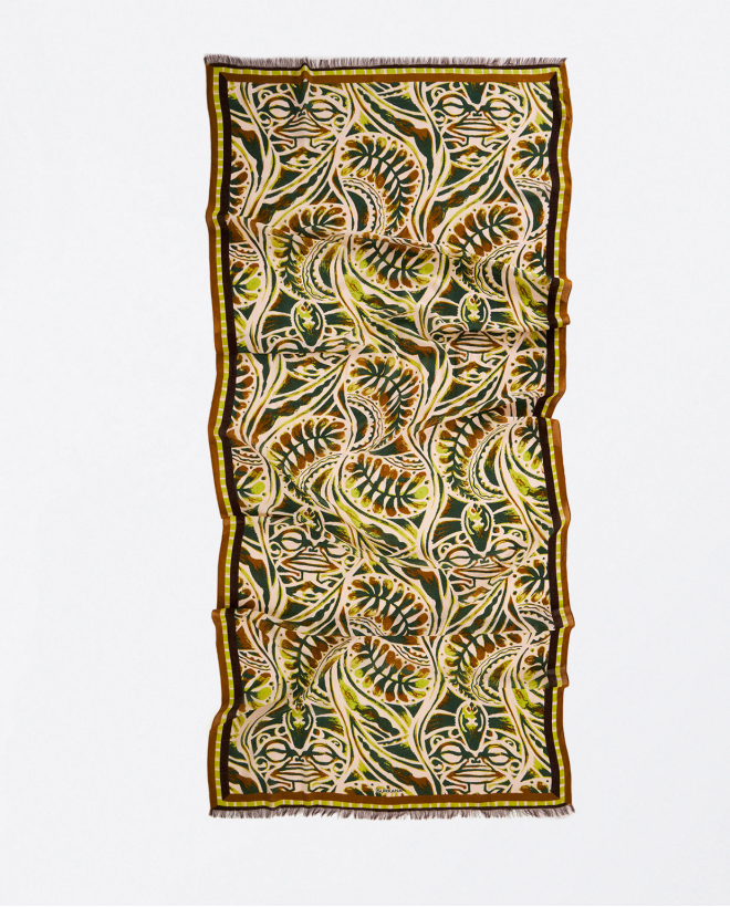 Foulard sarong stampata Kaki