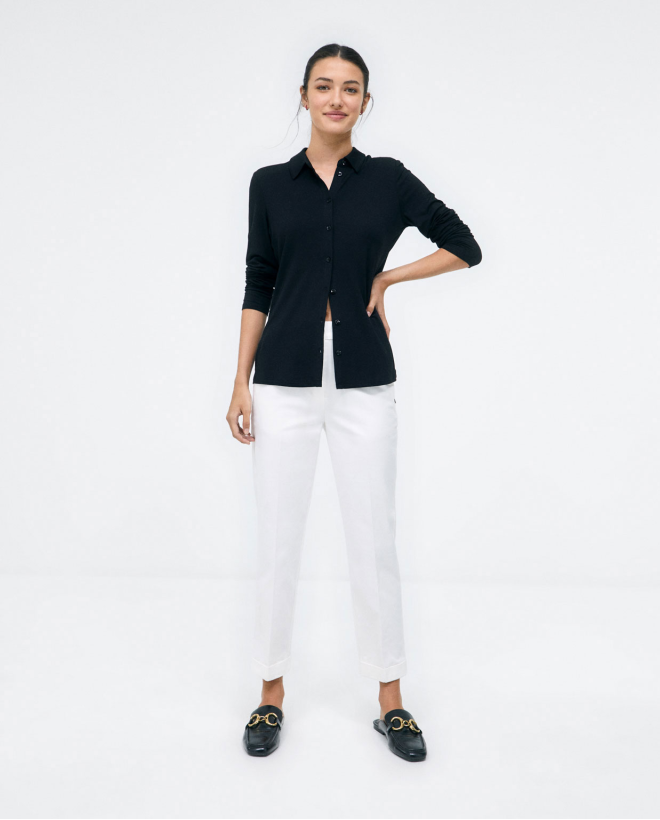 Long sleeve shirt. Elastic...