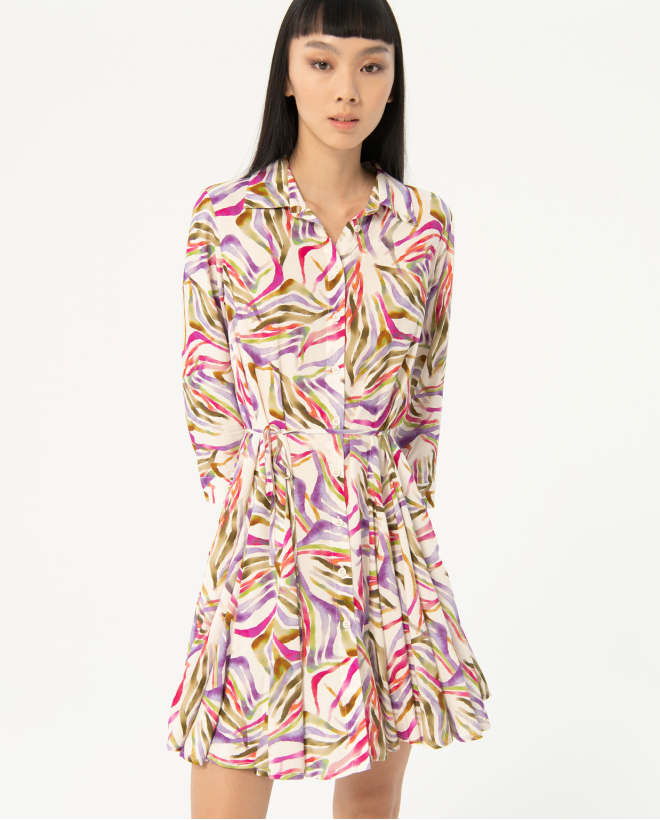 Vestito corto stampato Multi