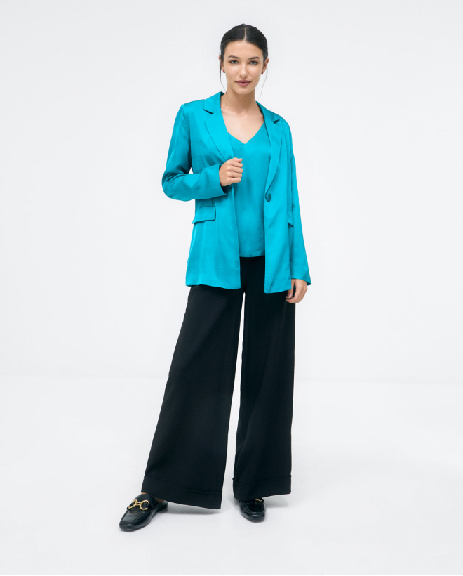 Blazer with flap pockets...