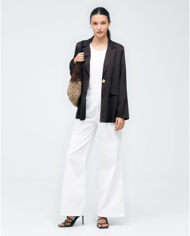 Blazer with flap pockets...